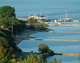 Nida pier by V.Valuzis/Lithuanian Tourism Board